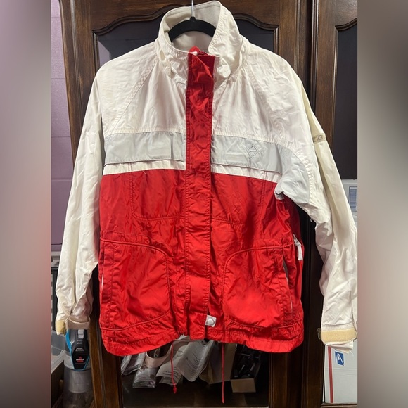Limelight Jackets & Blazers - Y2K vintage Limelight Ski Jacket Shell Red and White Sz M